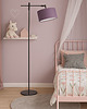 lampy do pokoju dziecka Regulowana lampa podłogowa na wysięgniku do pokoju dziecka MELTON KIDS