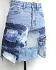spódnice mini Krótka jeansowa spódnica r.36