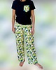 piżamy damskie Piżama Unisex bawełniana w leniwce