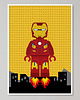 obrazy i plakaty do pokoju dziecięcego Lego Superbohater "Iron Man"