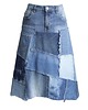 spódnice maxi Asymetryczna spódnica jeans r.42/44
