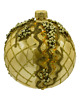 ozdoby choinkowe Bombka złota Vintage z bogatymi zdobieniami: 6 sztuk