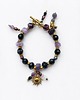 bransoletki z kamieni naturalnych Hamsa & Sun - Bransoletka Ochrony  Ametyst  Obsydian  Hematyt