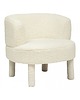 fotele Fotel Teddy Fotel Drewniany Bianche