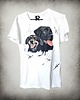 t-shirty męskie Męska koszulka, portret Buldoga Francuskiego
