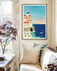 plakaty Amalfi Włochy - plakat 50x70 cm - plaża Atrani