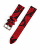 zegarki różne Pasek do zegarka  rozm: 20mm czerwono czarny