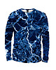 bluzy męskie Koszulka Longsleeve Męska DR.CROW Marble Blue