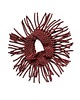 kolie Artystyczna kolia boho z koralików z frędzlami, naszyjnik handmade