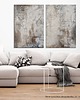 obrazy Dyptyk, abstrakcyjny obraz strukturalny 70x100 cm