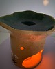 świeczniki i świece Grzybek ceramiczny podgrzewacz - kominek