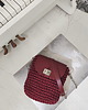torby na ramię Mini Elegant Bag - bordo z łańcuszkiem