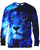 bluzy męskie Bluza Bez Kaptura Męska DR.CROW Shinning Lion