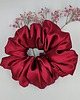 gumki do włosów Scrunchie satyna claret vine