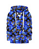 bluzy dla dziewczynki Bluza Dziewczynka DR.CROW Blue Leaves