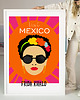 plakaty Plakat Frida pomarańczowa