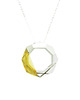 wisiory LABEL maxi / satin silver necklace