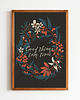 grafiki i ilustracje Good things, plakat botaniczny, kwiaty, boho