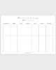 kalendarze i plannery Planner miesięczny A4, Pure
