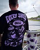t-shirty męskie Czarny długi T-shirt Shrooms