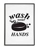 plakaty Plakat motywacyjny z napisem WASH YOUR HANDS