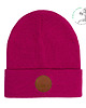 czapki damskie Czapka beanie z bawełny organicznej różowa