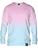bluza bez kaptura damska Bluza Bez Kaptura Damska DR.CROW Ombre Pink Blue