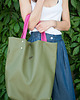 torby XXL Shoper Bag Olive Pink