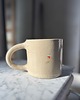 kubki i filiżanki Duży Ceramiczny Kubek Handmade 450 ml z Narciarzami Courchevel