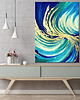 obrazy Obraz  ręcznie malowany 60x80 cm - Wave