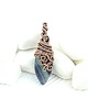wisiory Fluoryt wisiorek wire wrapping