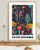 plakaty PLAKAT dekoracyjny , las Yayoi Kusama, wystawowy, kwiaty