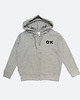 bluzy dla chłopców Basic Hoodie - GRAY MELANGE