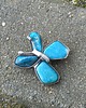 broszki Motyl niebieski - broszka