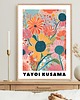 grafiki i ilustracje PLAKAT dekoracyjny , kwiaty Yayoi Kusama, abstrakcja kolorowa