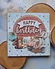 kartki scrapbooking Kartka urodzinowa dla podróżnika/podróżniczki