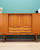 komody i szafki Highboard tekowy, duński design, lata 60