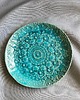 patery i talerze Talerzyk ceramiczny Turkus Koronka 1
