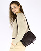 torby na ramię Torebka skórzana listonoszka damska messenger bag - MARCO MAZZINI czekoladowy