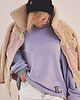bluza bez kaptura damska Oversize Bluza z Polaru