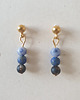 kolczyki z kamieniami Kolczyki DROPSY MINI lapis lazuli, kwarc dymny,jaspis niebieski