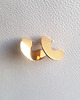kolczyki pozłacane Kolczyki pozłacane A Piece of Circle