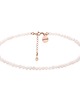 chokery Choker z pereł naturalnych z różowego złota