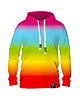 bluza z kapturem damska Damska Bluza z kapturem DR.CROW Ombre Rainbow