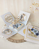 kartki scrapbooking Exploding box ślubny, kartka na ślub, pamiątka "Love" GOTOWA