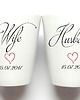 kubki Kubki Ślubne Latte  WIFE/HUSBAND