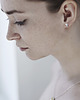 kolczyki srebrne Kolczyki srebrne TRI MINI / glossy silver earrings