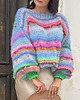 swetry damskie  Sweter Blue Butterfly na zamówienie