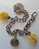 bransoletki wire wrapping -bursztyny na surowo-