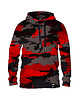 bluzy męskie Męska Bluza z kapturem DR.CROW Moro Black Red